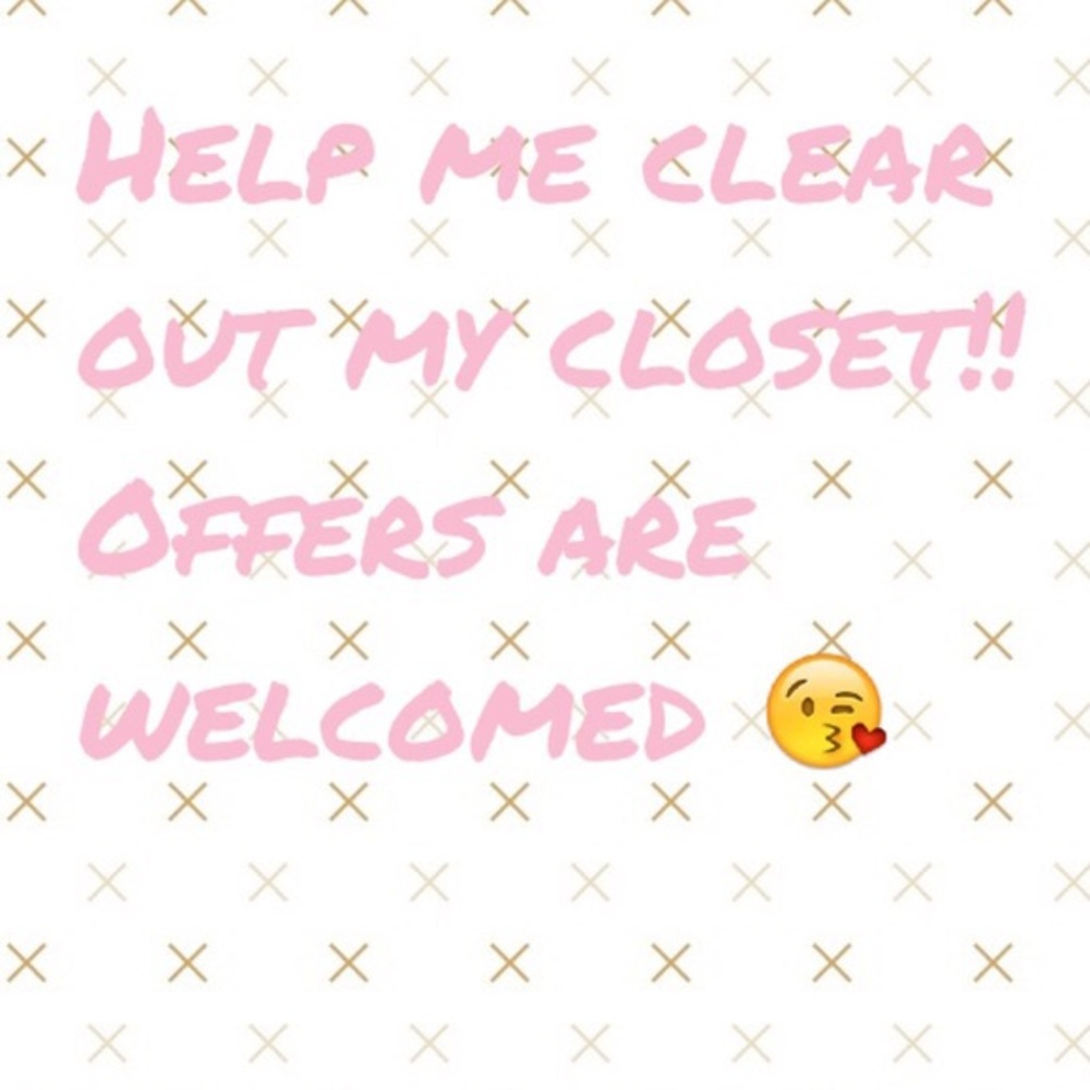 All offers welcomed.